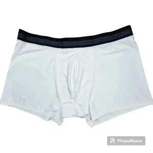 TEN BELOW X MENS PERFORMANCE BOXER TRUNKS WHITE L OR XL NO LONGER PRODUCED